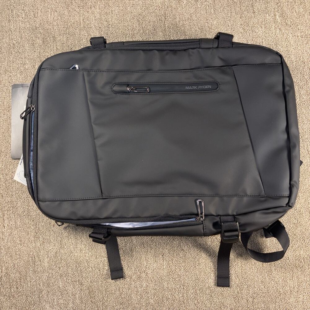Mark Ryden Laptop Backpack for Men, Soft Shell Backpack- Black USB 20x14